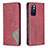 Funda de Cuero Cartera con Soporte Carcasa B07F para Xiaomi Redmi Note 11 5G Rojo