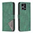 Funda de Cuero Cartera con Soporte Carcasa B08F para Oppo F21s Pro 4G Verde