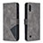 Funda de Cuero Cartera con Soporte Carcasa B08F para Samsung Galaxy M10 Gris