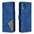 Funda de Cuero Cartera con Soporte Carcasa B08F para Samsung Galaxy M40S Azul