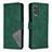 Funda de Cuero Cartera con Soporte Carcasa B08F para Samsung Galaxy S20 5G Verde