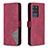 Funda de Cuero Cartera con Soporte Carcasa B08F para Samsung Galaxy S20 Ultra Rojo