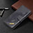 Funda de Cuero Cartera con Soporte Carcasa B08F para Samsung Galaxy S21 Plus 5G Negro