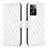 Funda de Cuero Cartera con Soporte Carcasa B11F para OnePlus Nord N20 SE Blanco