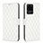 Funda de Cuero Cartera con Soporte Carcasa B11F para Samsung Galaxy S20 Ultra Blanco