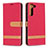 Funda de Cuero Cartera con Soporte Carcasa B11F para Samsung Galaxy S23 Plus 5G Rojo