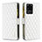 Funda de Cuero Cartera con Soporte Carcasa B12F para Samsung Galaxy S20 Ultra Blanco