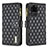 Funda de Cuero Cartera con Soporte Carcasa B12F para Samsung Galaxy S20 Ultra Negro