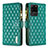 Funda de Cuero Cartera con Soporte Carcasa B12F para Samsung Galaxy S20 Ultra Verde