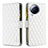 Funda de Cuero Cartera con Soporte Carcasa B12F para Xiaomi Civi 3 5G Blanco