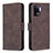 Funda de Cuero Cartera con Soporte Carcasa B15F para Oppo A94 4G Marron