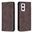 Funda de Cuero Cartera con Soporte Carcasa B15F para Oppo F21s Pro 5G Marron