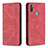Funda de Cuero Cartera con Soporte Carcasa B15F para Samsung Galaxy A11 Rojo