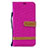Funda de Cuero Cartera con Soporte Carcasa B16F para Samsung Galaxy M10 Rosa Roja