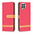 Funda de Cuero Cartera con Soporte Carcasa B16F para Samsung Galaxy M33 5G Rojo