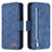 Funda de Cuero Cartera con Soporte Carcasa B18F para Samsung Galaxy S20 5G Azul