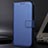 Funda de Cuero Cartera con Soporte Carcasa BY1 para Samsung Galaxy A01 Core Azul