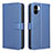 Funda de Cuero Cartera con Soporte Carcasa BY1 para Xiaomi Redmi A1 Azul