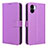 Funda de Cuero Cartera con Soporte Carcasa BY1 para Xiaomi Redmi A1 Morado