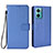 Funda de Cuero Cartera con Soporte Carcasa BY1 para Xiaomi Redmi Note 11E 5G Azul