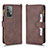 Funda de Cuero Cartera con Soporte Carcasa BY2 para Samsung Galaxy A52 5G Marron