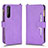 Funda de Cuero Cartera con Soporte Carcasa BY2 para Sony Xperia 1 II Morado