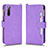 Funda de Cuero Cartera con Soporte Carcasa BY2 para Sony Xperia 10 II Morado