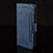 Funda de Cuero Cartera con Soporte Carcasa BY2 para Xiaomi Mi 10i 5G Azul