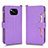 Funda de Cuero Cartera con Soporte Carcasa BY2 para Xiaomi Poco X3 NFC Morado