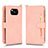 Funda de Cuero Cartera con Soporte Carcasa BY2 para Xiaomi Poco X3 Pro Oro Rosa