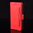 Funda de Cuero Cartera con Soporte Carcasa BY2 para Xiaomi Redmi 9 Rojo