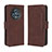 Funda de Cuero Cartera con Soporte Carcasa BY3 para Huawei Honor Magic5 5G Marron