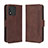 Funda de Cuero Cartera con Soporte Carcasa BY3 para Huawei Honor X5 Marron