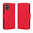 Funda de Cuero Cartera con Soporte Carcasa BY3 para Motorola Moto E22i Rojo