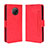Funda de Cuero Cartera con Soporte Carcasa BY3 para Nokia G300 5G Rojo