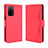 Funda de Cuero Cartera con Soporte Carcasa BY3 para Oppo A53s 5G Rojo