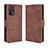 Funda de Cuero Cartera con Soporte Carcasa BY3 para Oppo A74 4G Marron