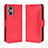 Funda de Cuero Cartera con Soporte Carcasa BY3 para Oppo F21s Pro 5G Rojo