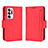 Funda de Cuero Cartera con Soporte Carcasa BY3 para Oppo Find N 5G Rojo