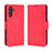 Funda de Cuero Cartera con Soporte Carcasa BY3 para Samsung Galaxy A04s Rojo