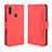 Funda de Cuero Cartera con Soporte Carcasa BY3 para Samsung Galaxy A11 Rojo