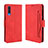 Funda de Cuero Cartera con Soporte Carcasa BY3 para Samsung Galaxy A30S Rojo