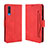 Funda de Cuero Cartera con Soporte Carcasa BY3 para Samsung Galaxy A50 Rojo
