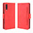 Funda de Cuero Cartera con Soporte Carcasa BY3 para Samsung Galaxy A70 Rojo