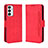 Funda de Cuero Cartera con Soporte Carcasa BY3 para Samsung Galaxy M23 5G Rojo