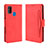 Funda de Cuero Cartera con Soporte Carcasa BY3 para Samsung Galaxy M30s Rojo