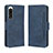 Funda de Cuero Cartera con Soporte Carcasa BY3 para Sony Xperia 5 IV Azul