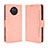 Funda de Cuero Cartera con Soporte Carcasa BY3 para Xiaomi Mi 10i 5G Rosa