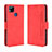 Funda de Cuero Cartera con Soporte Carcasa BY3 para Xiaomi POCO C31 Rojo