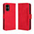 Funda de Cuero Cartera con Soporte Carcasa BY3 para Xiaomi Poco M4 5G Rojo